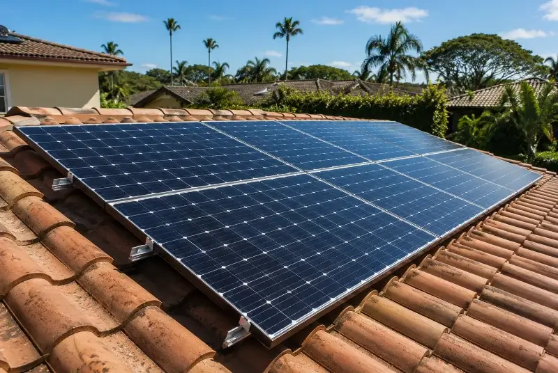 Installation de panneaux solaires à Ronno